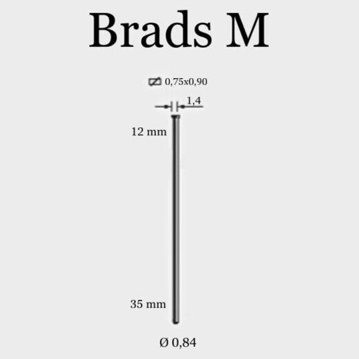 Микрошпилька Brads M/25